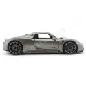 2013 Porsche 918 Spyder Hard-Top Gris 1:18 Welly 18051