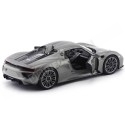 2013 Porsche 918 Spyder Hard-Top Gris 1:18 Welly 18051