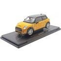 Réplica Coche Mini Cooper S Hatchback 1:18 Naranja/Negro - Welly 180