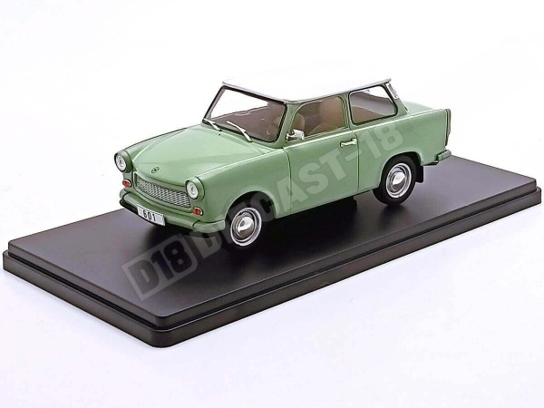 1963 Trabant 601 Azul/Blanco 1:24 Welly 24037