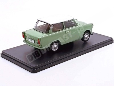1963 Trabant 601 Azul/Blanco 1:24 Welly 24037 2