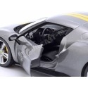 2022 Ferrari 296 GTB Assetto Fiorano Gris/Amarillo 1:18 Bburago 16017