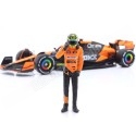 Réplica McLaren MCL38 Miami GPLando Norris F1 2024 - 1:43 Bburago