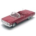 Chevrolet Impala Convertible Negro 1:24 – Clásico de metal a escal