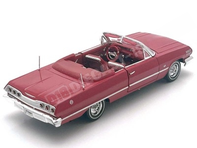 Chevrolet Impala Convertible Negro 1:24 – Clásico de metal a escal 2