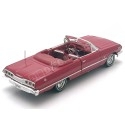 Chevrolet Impala Convertible Negro 1:24 – Clásico de metal a escal