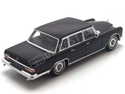 1963 Mercedes-Benz 600 (W100) Azul/Negro 1:24 Welly 24121 2