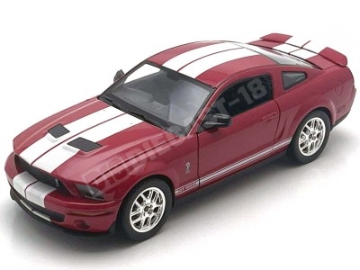 Ford Shelby Cobra GT500 2007 Blanco Hueso 1:24 – Réplica emblemát