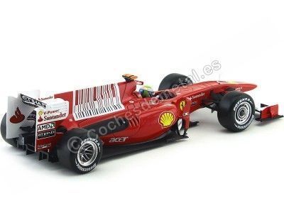 Cochesdemetal.es 2010 Ferrari F10 Felipe Massa "Baharain GP Edition" 1:18 Hot Wheels T6288 2