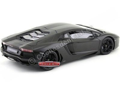 Cochesdemetal.es 2011 Lamborghini Aventador LP700-4 Némésis Matt Gray 1:18 Welly 18041 2