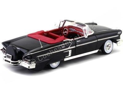 Cochesdemetal.es 1958 Chevrolet Impala Roadster Negro Metalizado 1:18 Motor Max 73112 2