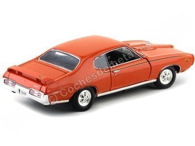 Cochesdemetal.es 1969 Pontiac GTO Judge Naranja 1:18 Motor Max 73133 2