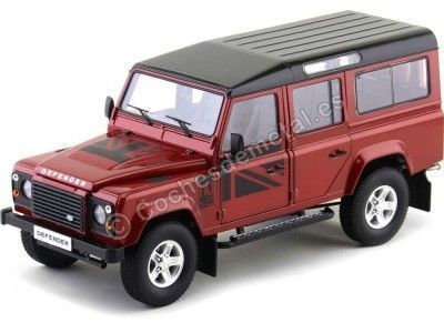 Cochesdemetal.es 1983 Land Rover Defender 110 Firenze Red Metallic 1:18 Dorlop 1810