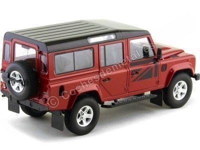 Cochesdemetal.es 1983 Land Rover Defender 110 Firenze Red Metallic 1:18 Dorlop 1810 2