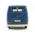 Cochesdemetal.es 1963 Volkswagen T1 Microbus Panel Van Azul 1:18 Welly 18053