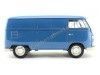 Cochesdemetal.es 1963 Volkswagen T1 Microbus Panel Van Azul 1:18 Welly 18053