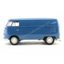 Cochesdemetal.es 1963 Volkswagen T1 Microbus Panel Van Azul 1:18 Welly 18053