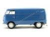 Cochesdemetal.es 1963 Volkswagen T1 Microbus Panel Van Azul 1:18 Welly 18053