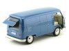 Cochesdemetal.es 1963 Volkswagen T1 Microbus Panel Van Azul 1:18 Welly 18053