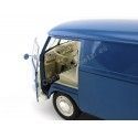 Cochesdemetal.es 1963 Volkswagen T1 Microbus Panel Van Azul 1:18 Welly 18053