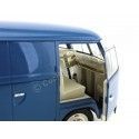 Cochesdemetal.es 1963 Volkswagen T1 Microbus Panel Van Azul 1:18 Welly 18053