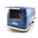 Cochesdemetal.es 1963 Volkswagen T1 Microbus Panel Van Azul 1:18 Welly 18053