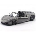 Cochesdemetal.es 2013 Porsche 918 Spyder Convertible Gris 1:18 Welly 18051