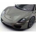 Cochesdemetal.es 2013 Porsche 918 Spyder Convertible Gris 1:18 Welly 18051