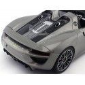 Cochesdemetal.es 2013 Porsche 918 Spyder Convertible Gris 1:18 Welly 18051