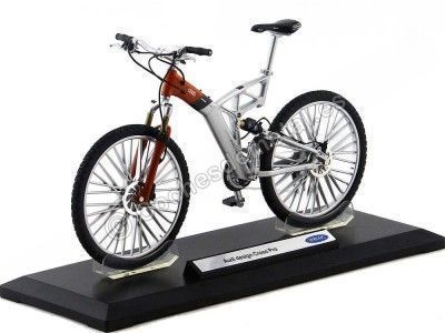 Cochesdemetal.es 2017 Bicicleta de Montaña MountainBike Audi Design Cross Pro Naranja 1:10 Welly 62576