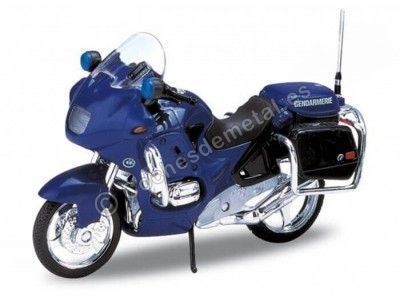 Cochesdelatal.es 1996 BMW R1100 RT Gendarmery Blue 1:18 Welly 12150