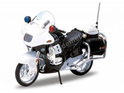 Cochesdemetal.es 1996 BMW R1100 RT Police White 1:18 Welly 12150