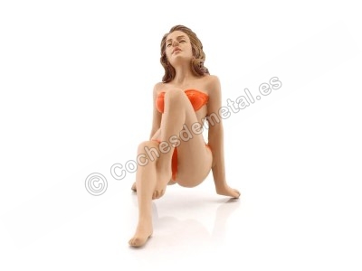 Cochesdemetal.es Figura de Resina "Bikini Girl November" 1:18 American Diorama 38175