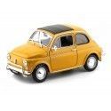 Cochesdemetal.es 1957 Fiat Nuova 500 Amarillo Oscuro 1:18 Welly 18009