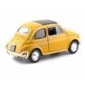 Cochesdemetal.es 1957 Fiat Nuova 500 Amarillo Oscuro 1:18 Welly 18009