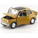 Cochesdemetal.es 1957 Fiat Nuova 500 Amarillo Oscuro 1:18 Welly 18009