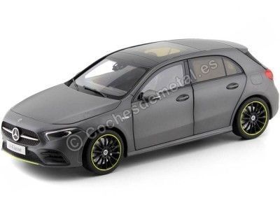 Cochesdemetal.es 2018 Mercedes-Benz A-Class W177 Grey Magno 1:18 Dealer Edition B66960428