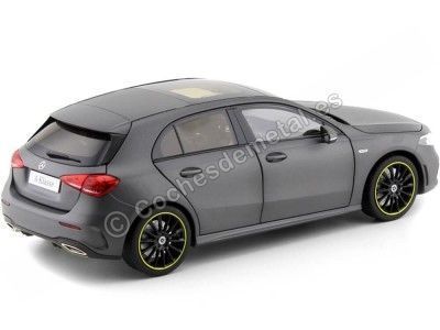 Cochesdemetal.es 2018 Mercedes-Benz A-Class W177 Grey Magno 1:18 Dealer Edition B66960428 2