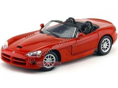 Cochesdemetal.es 2003 Dodge Viper SRT-10 Convertible Rojo 1:18 Motor Max 73137