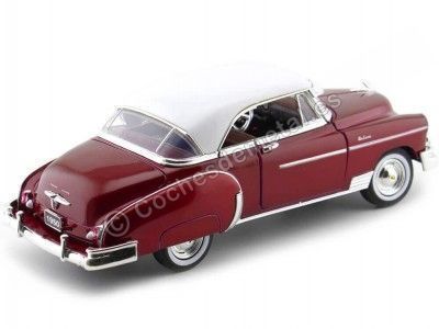 Cochesdemetal.es 1950 Chevrolet Bel Air Hard Top Granate/Blanco 1:18 Motor Max 73111 2