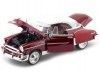 Cochesdemetal.es 1950 Chevrolet Bel Air Hard Top Granate/Blanco 1:18 Motor Max 73111