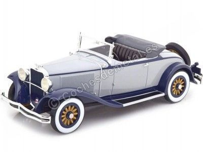 Cochesdemetal.es 1931 Dodge Eight DG Roadster Gray/Blue 1:18 BoS-Models 375