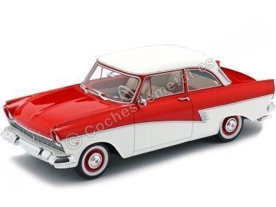 Cochesdemetal.es 1957 Ford Taunus P2 17M Rojo-Blanco 1:18 BoS-Models 347