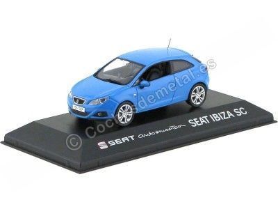 Cochesdemetal.es 2013 Seat Ibiza SC 3 Door Gallia Blue 1:43 Seat Autoemocion 05