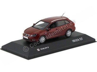 Cochesdemetal.es 2014 Seat Ibiza ST Dark Red 1:43 Seat Autoemocion 27