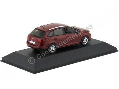 Cochesdemetal.es 2014 Seat Ibiza ST Dark Red 1:43 Seat Autoemocion 27 2