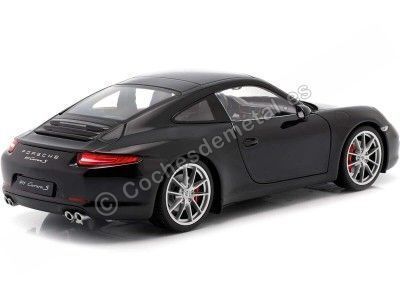 Cochesdemetal.es 2012 Porsche 911 (991) Carrera S Negro 1:18 Welly 18047 2