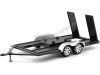 Cochesdemetal.es Remolque de Dos Ejes para coches a Escala 1:18 Motor Max 76009