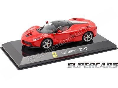 Cochesdemetal.es 2013 Ferrari LaFerrari "SuperCars" Rojo-Negro 1:43 Editorial Salvat SC11